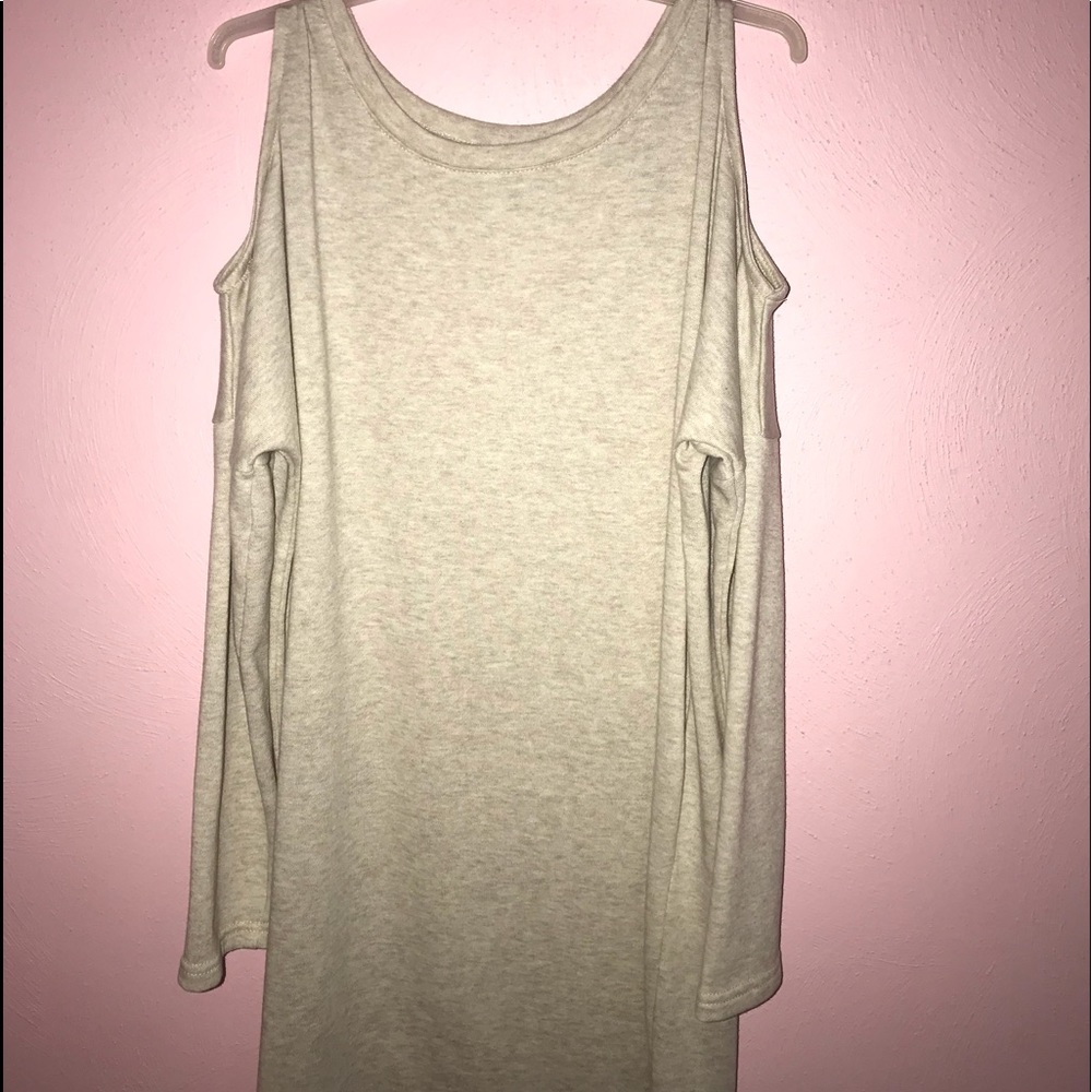 Amazing Lace Cold Shoulder Sweater Dress